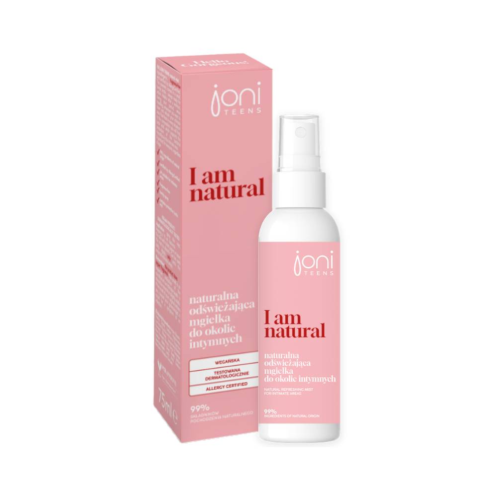 JONI Teens Naturalna odświeżająca mgiełka do okolic intymnych 75 ml