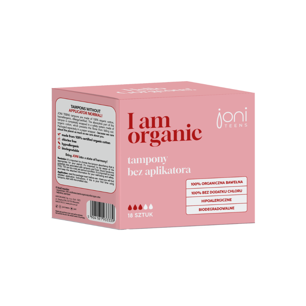 JONI Teens tampony bez aplikatora 18 szt.