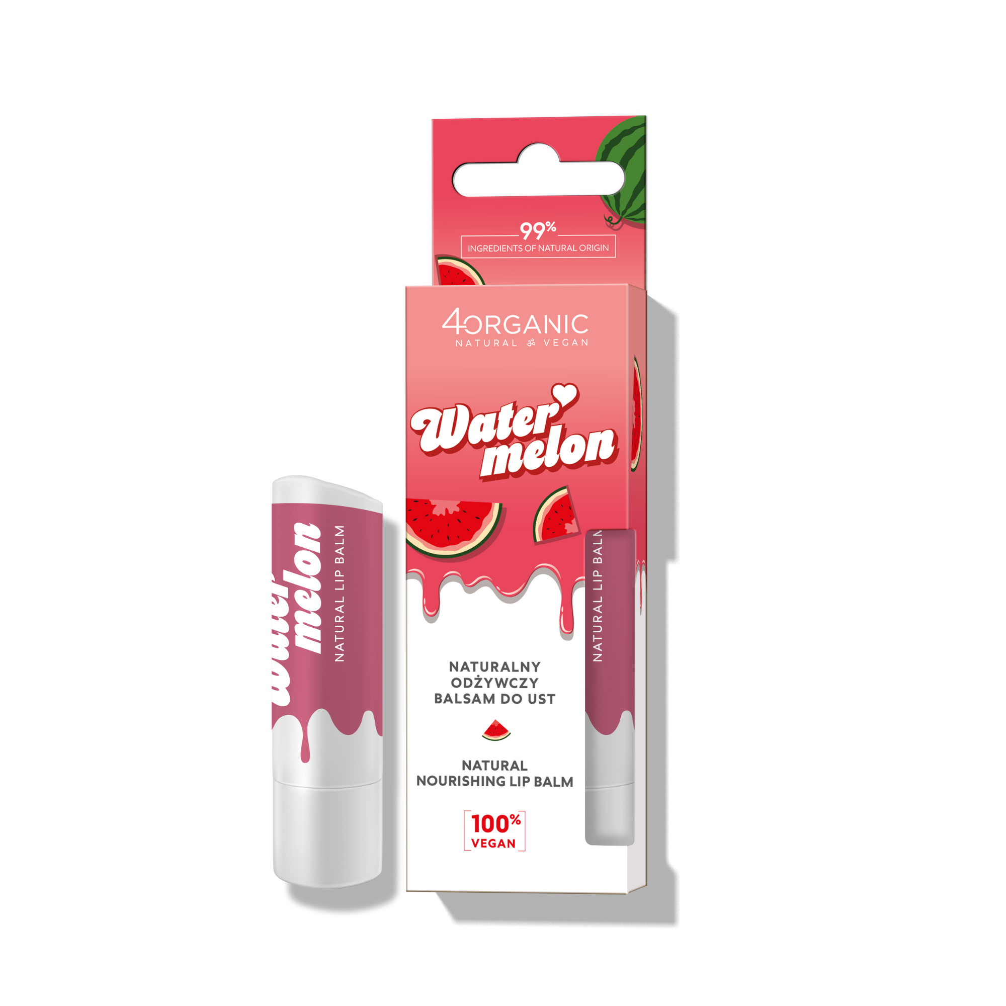 Natural nourishing lip balm Watermelon 5g