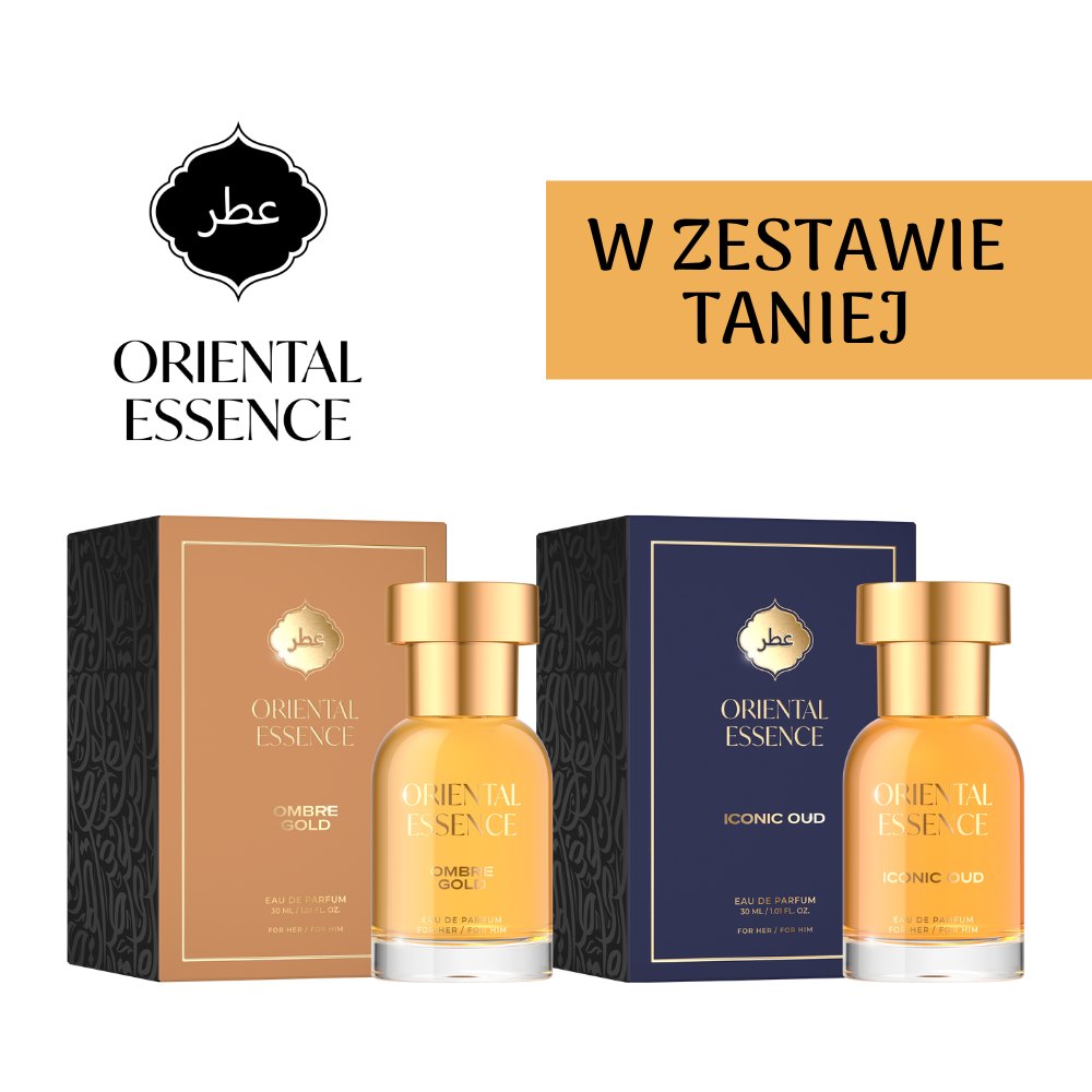 Zestaw wód perfumowanych Oriental Essence Ombre Gold & Iconic Oud, 60 ml