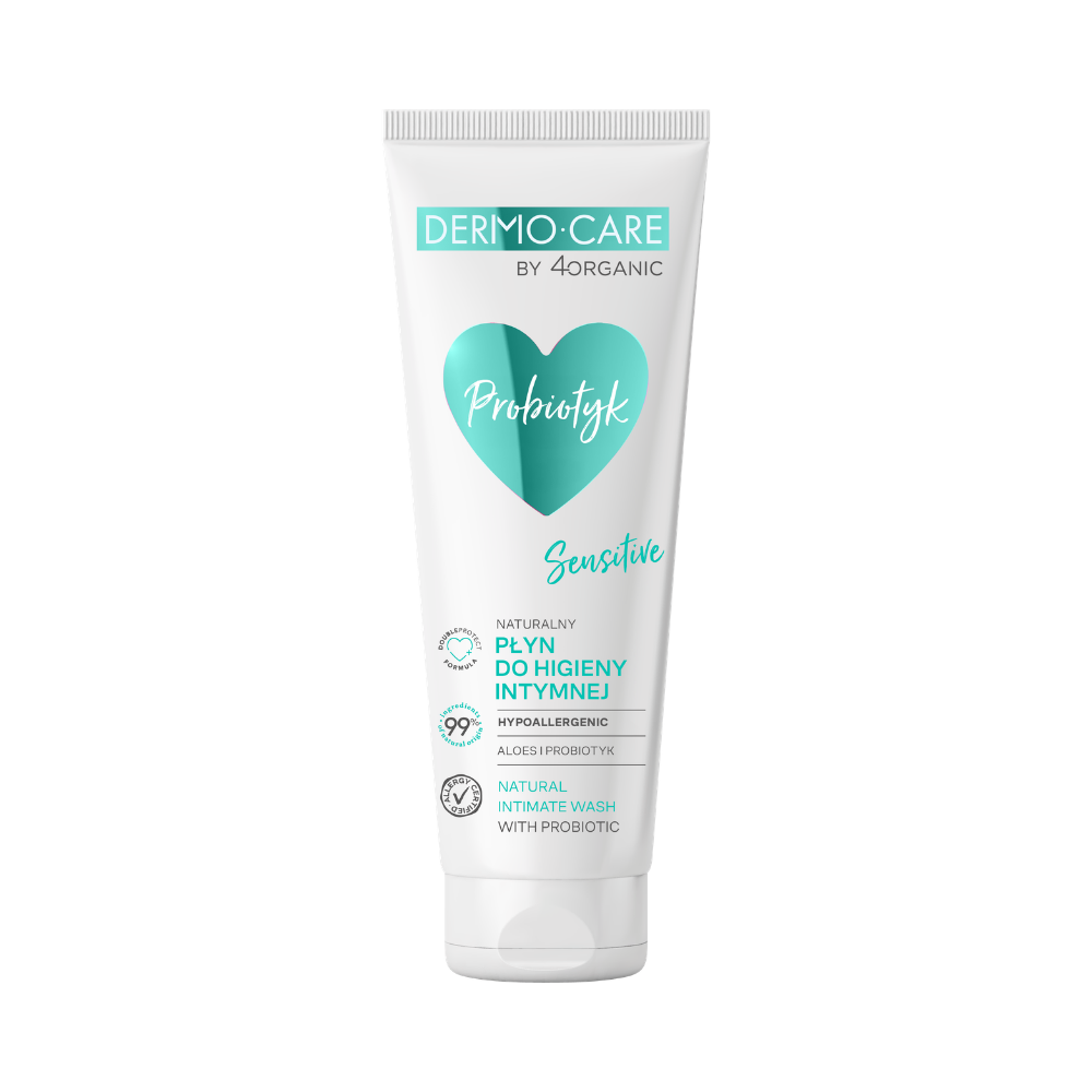 Naturalny płyn do higieny intymnej Probiotyk DERMOCARE by 4organic, 250ml